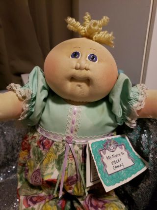 Violet Camay 1994 Limited Edition Soft Sculpture Cabbage Patch Made For Qvc