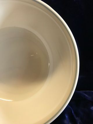 Vintage Corelle Cream Blue Ring 2 Serving Bowls 3