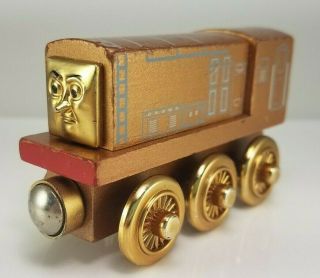 2003 Thomas & Friends Wooden Railway Diesel 60 Year Edition Gold 1785wj00