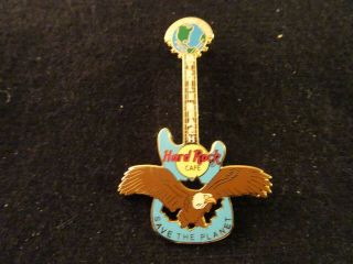 Hard Rock Cafe Pin Myrtle Beach Earth Day Eagle And Manta Guitar 2003