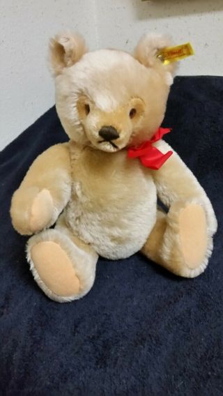 Vintage Steiff Honey Bear Jointed 14 " With Ear Tag 0201/36 And Growler