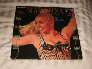 Rare 1990 Madonna Blond Ambition Tour Laser Disc