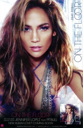 Jennifer Lopez Poster - 2 Sided Promotional Poster - 11 X 17 Inches