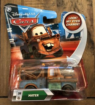 Disney Pixar Cars Mater 20 Look My Eyes Change Bent Card