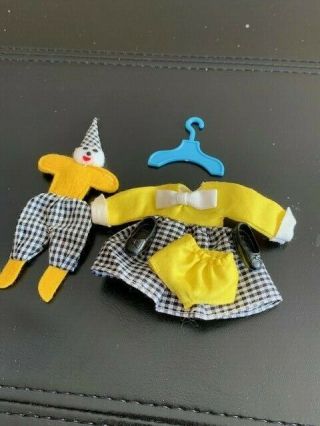 Vintage Tutti Chris Doll Clowning Around Outfit 3606 Complete? 1967