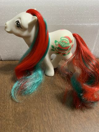 Vintage G1 My Little Pony Christmas Mail Order Merry Treats 1984 Hasbro Flaw Mlp