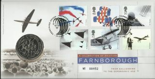 Gb Qe11 2008 Farnborough Royal Mail Coin Cover
