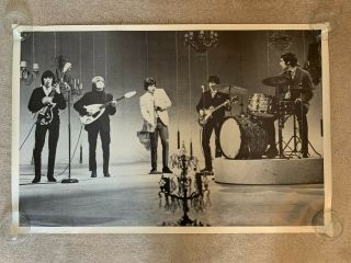 Very Large Rolling Stones Poster From Ed Sullivan Show May 2,  1965 -