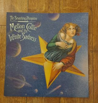 Smashing Pumpkins Mellon Collie 1995 Album 12x12 Promo Cardboard Poster Nos