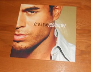 Enrique Iglesias Escape Promo 2001 2 - Sided Flat Square Poster 12 X 12