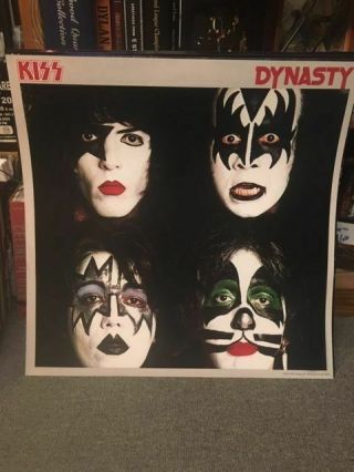 Kiss Dynasty Poster Print Gene Simmons Paul Stanley Ace Frehley 1979