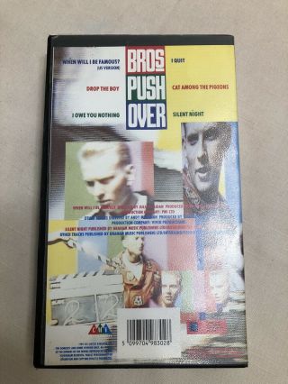 Bros Band UK Matt Goss Push Over VHS 3