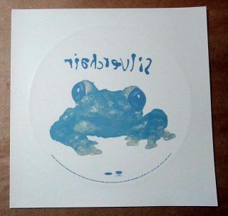 Silverchair 1995 8 " Frog Stomp Promo Display Static Cling / Sticker