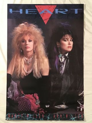 Heart 1986 Poster Ann Nancy Wilson Winterland