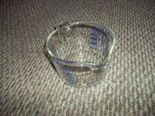 Vintage PYREX 4 Cup 1 qt 1000 ml Borosilicate Glass Measuring Cup,  Corning blue 3