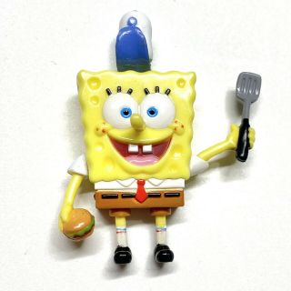 Vintage 2001 Viacom Spongebob Squarepants Bendable Toy Action Figure Nickelodeon