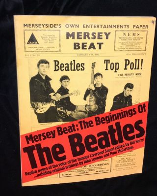Mersey Beat:the Beginnings Of The Beatles 1977 By Bill Harry Large Paperback