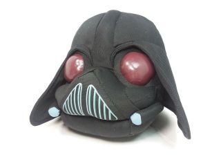 Star Wars Angry Birds Plush Toy Black Darth Vader Helmet
