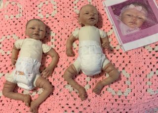 2 Ooak Art Dolls 18 Inch Polymer Clay Sculpt Boo Boo Babies By Terry Quinn