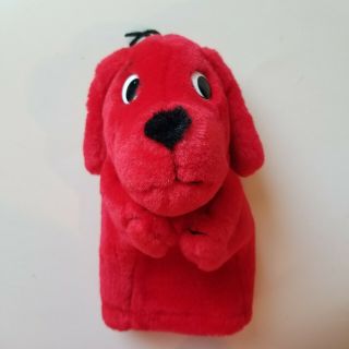 Clifford The Big Red Dog Plush Hand Puppet 8 " Scholastic Norman Bridwell Books