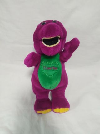 10 Inch Singing I Love You You Love Me Barney The Purple Dinosaur Plush Euc