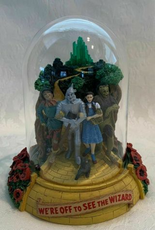 Mini Sculpture,  Dome Wizard Of Oz Franklin Tinman Dorothy Apple Tree Woods