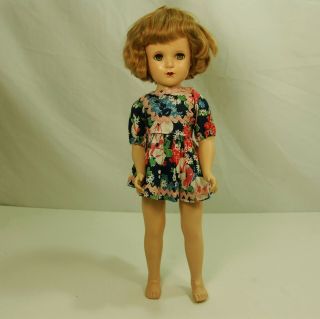 Vintage Madame Alexander 18 " Doll Hard Plastic