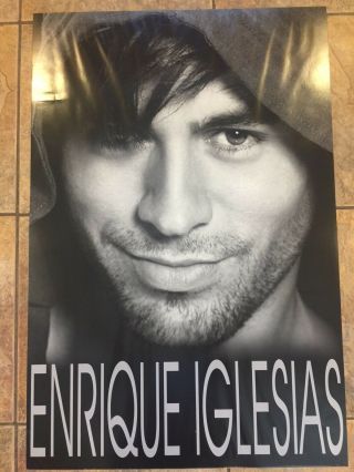 Enrique Iglesias Poster 24w X 36”l Latin/dance Pop Music
