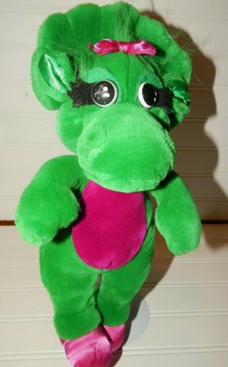 Vintage 1992 Baby Bop By Lyons Group Dakin 12 " Barney The Dinosaur Plush Toy