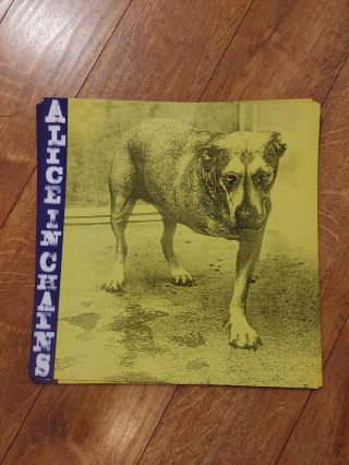 Vintage Alice In Chains The Dog Album 1995 Album Promo Cardboard Poster Nos