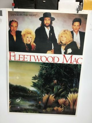 Fleetwood Mac “tango In The Night” Uk Poster