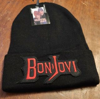 Bon Jovi Hat Cotton Knit Bon Jovi Winter Skull Cap Hat