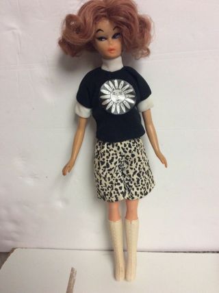 Vintage Barbie Doll Clone Red Hair 11 " Marked Ae