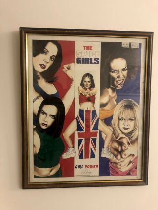 Spice Girls Memorabilia - Artwork Girl Power By Rob Larson - Limited Edition