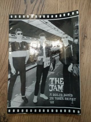 The Jam - " A Solid Bond In Your Heart " 1982 Concert Program