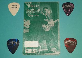Jimmie Vaughan Guitar Pick 3 Antones Picks 