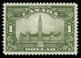 Canada Stamp Scott 159 $1 Parliament Building H Og Well Centered
