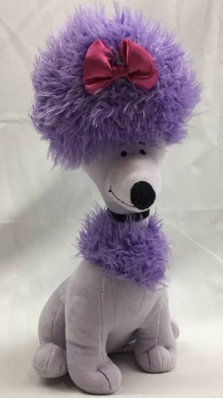Cleo Lilac Purple Poodle Puppy Girl Clifford The Big Red Dog Plush 12” Euc