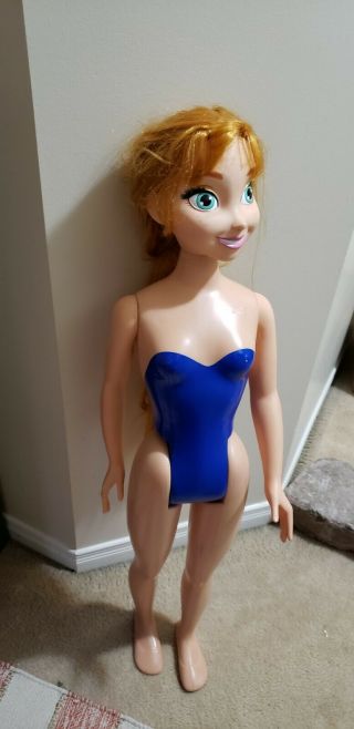 Princess Anna Life Size Doll 38 " Tall Frozen My Size Huge 3 Ft