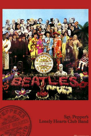 Beatles - Sergeant Peppers Lonely Hearts Club Band Poster - 91 X 61 Cm 36 " X 24 "