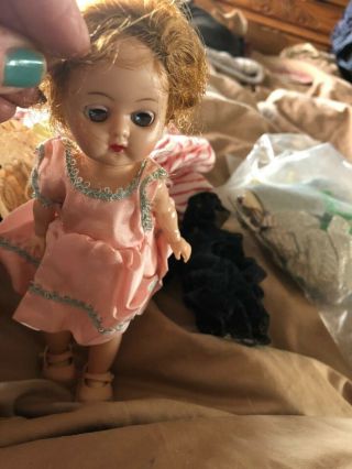 Vintage Cosmopolitan Ginger Doll With Tons Of Mamma Made Darling Outfits 1 O/g