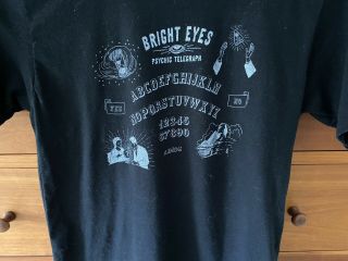 American Apparel Bright Eyes Conor Oberst Psychic Telegraph T Shirt Xs Ouija
