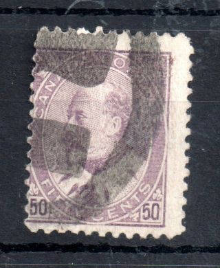 Canada Kevii 1903 - 12 50c Dp Violet 187 Ws12356