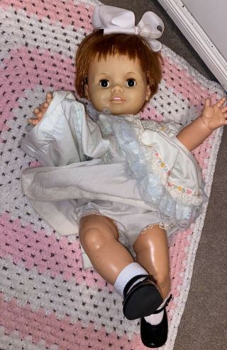 Large Ideal Grow Hair Baby Crissy Doll Polly Finders Outfit Vintage 1972