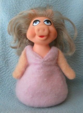Vintage 1979 Miss Piggy Bean Bag Muppets Fisher Price 6 " Tall Dsc26