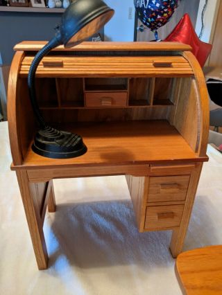 American Girl Doll Rolltop Desk And Chair