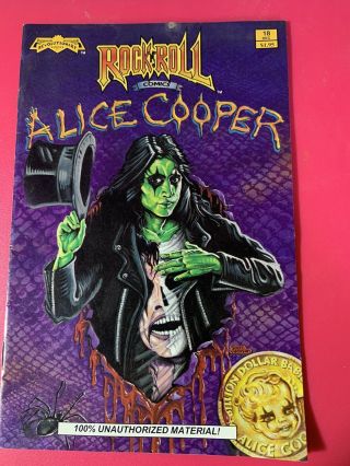 Revolutionary’s Rock N Roll Comics 18 Alice Cooper Comic Book Dec 1990