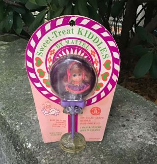 Vintage Liddle Kiddle Lolli Grape Lollipop Sweet Treat Little Purple