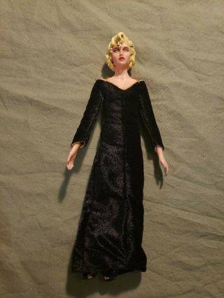 Dick Tracy Applause Breathless Mahoney Madonna Doll 10” Version Black Dress