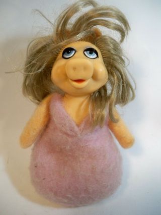 Vintage Muppets Fisher Price 867 Miss Piggy 6 " Bean Bag Doll